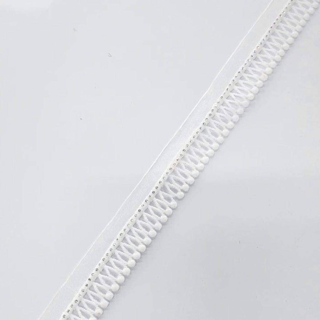 TRIMMINGS HABBY White Trimming 5019-9 (7681932525657)
