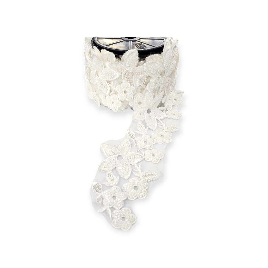 TRIMMINGS Habby White Trimming BL7 (7904704561241)