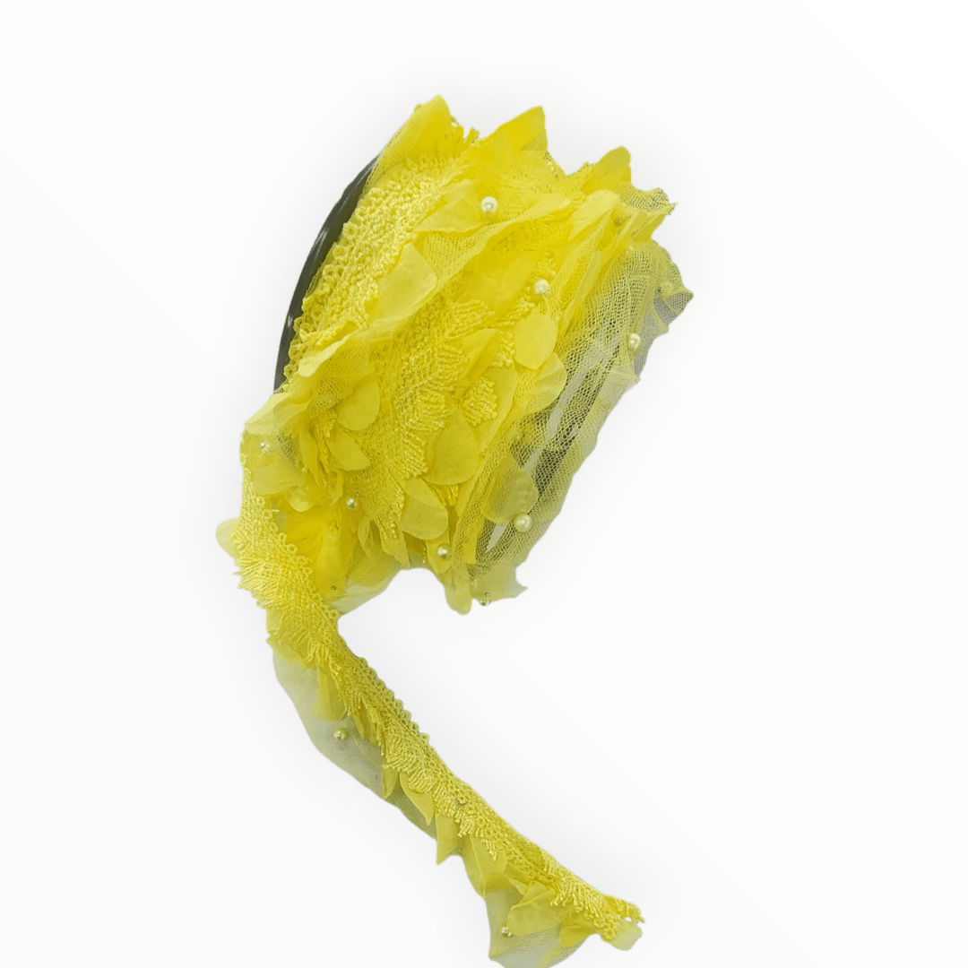 TRIMMINGS HABBY Yellow Fancy Trimming 3129 (7665469980761)