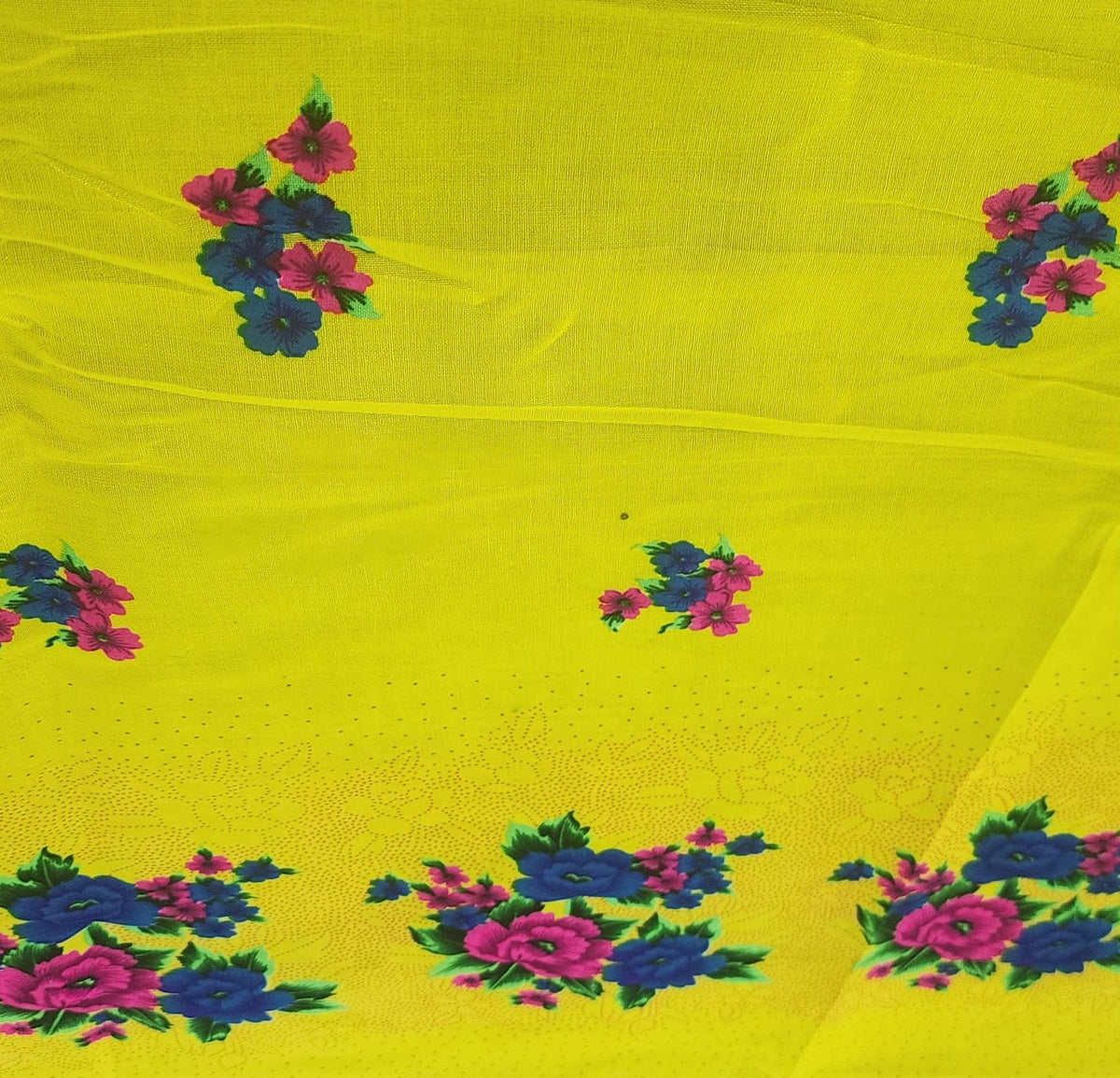TSONGA Dress Fabrics Yellow Cotton Basket Fabric Tsonga Print  115 cm (7697862426713)