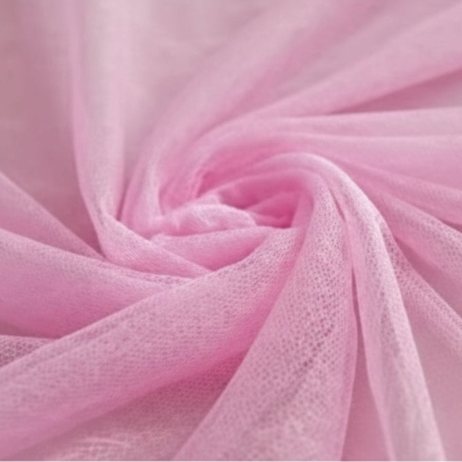 TULLE Dress Fabrics Baby Pink Nylon Tulle Fabric 300 cm (4758862987353)