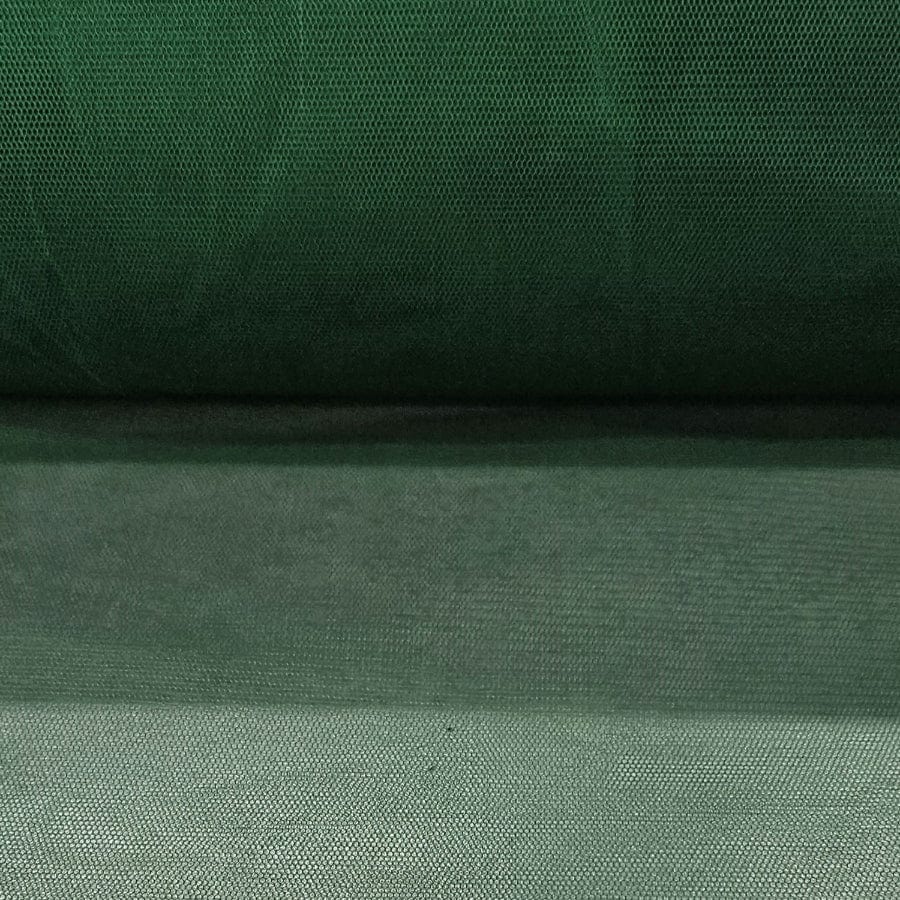 TULLE Dress Fabrics Bottle Green Hard Tulle 150cm (7915562172505)
