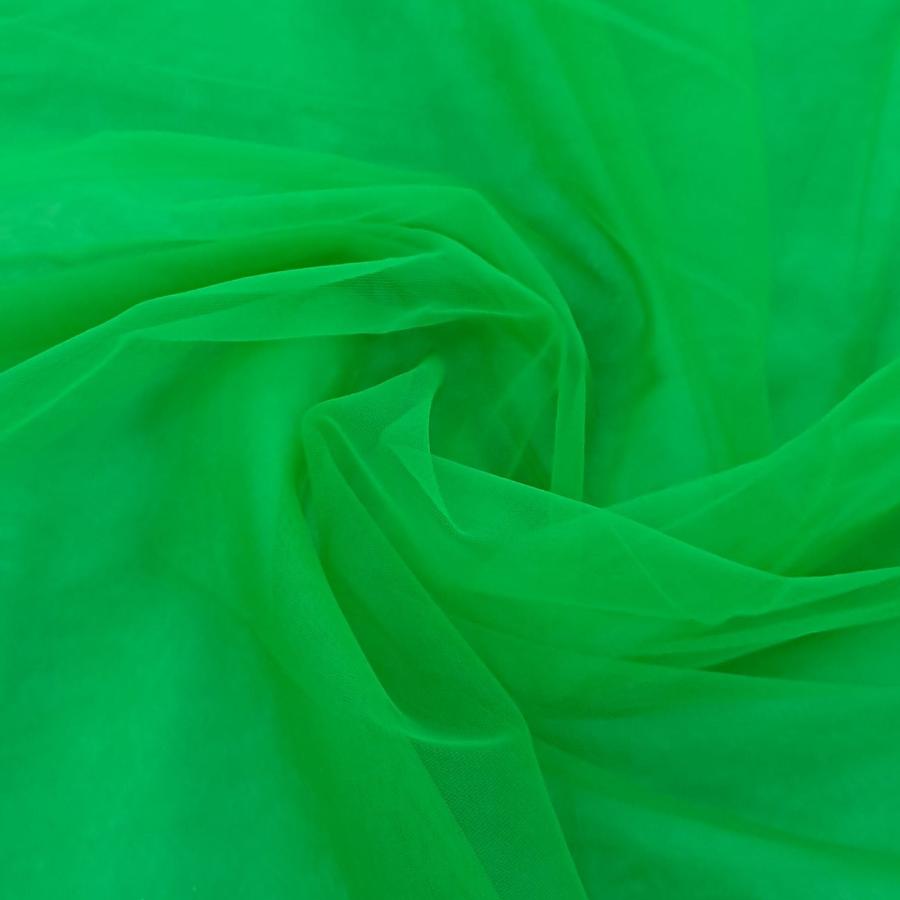 TULLE Dress Fabrics Bright Green 300cm Nylon Tulle Fabric 300cm (4758862987353)
