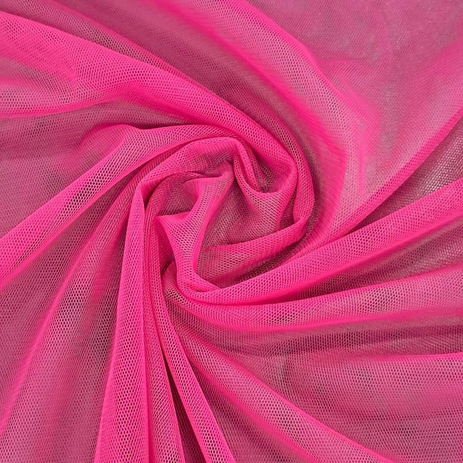 TULLE Dress Fabrics Cerise Soft Tulle Fabric 150 cm (6561918976089)