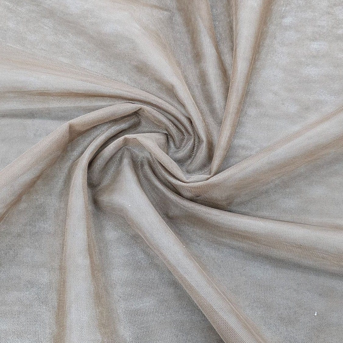 TULLE Dress Fabrics Chocolate 300 cm Nylon Tulle Fabric 300 cm (4758862987353)