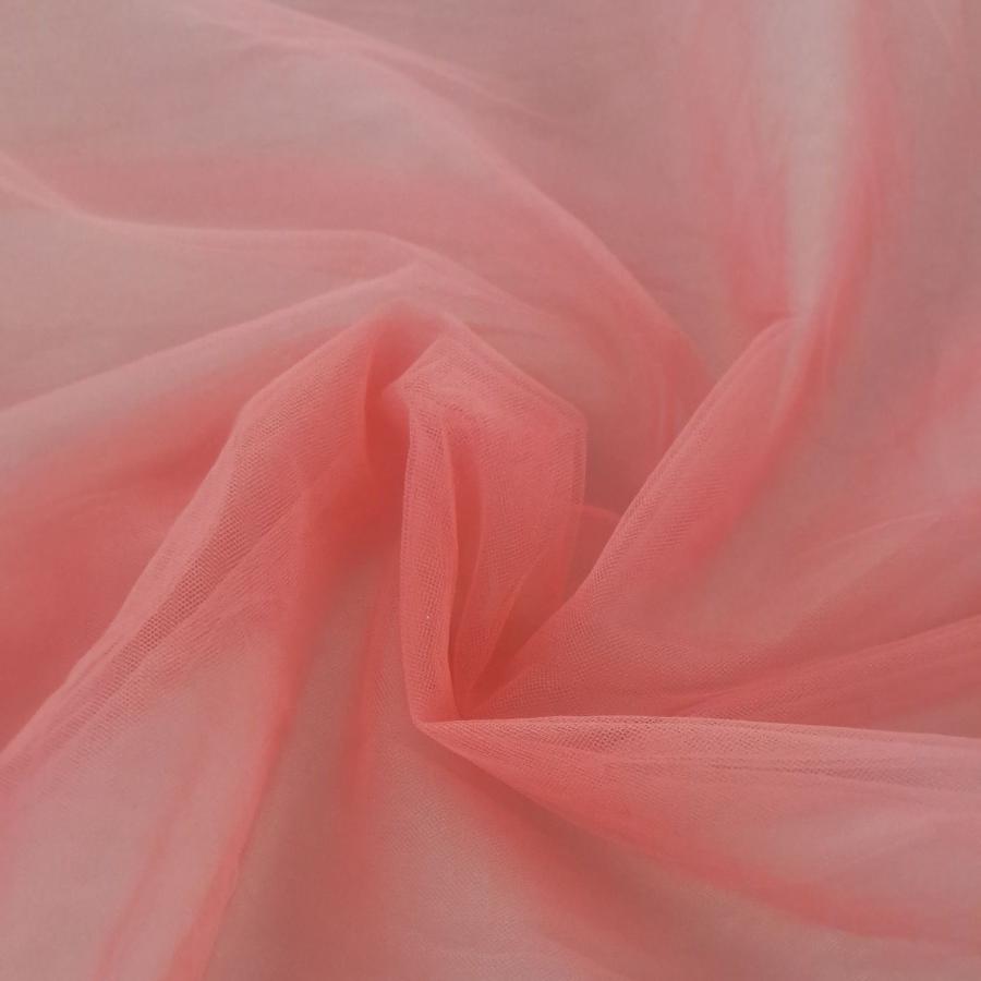 TULLE Dress Fabrics Coral 300cm Nylon Tulle Fabric 300cm (4758862987353)