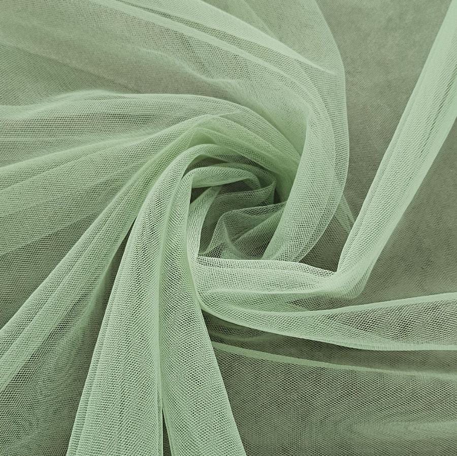 TULLE Dress Fabrics Dark Moss Nylon Tulle Fabric 300cm (4758862987353)