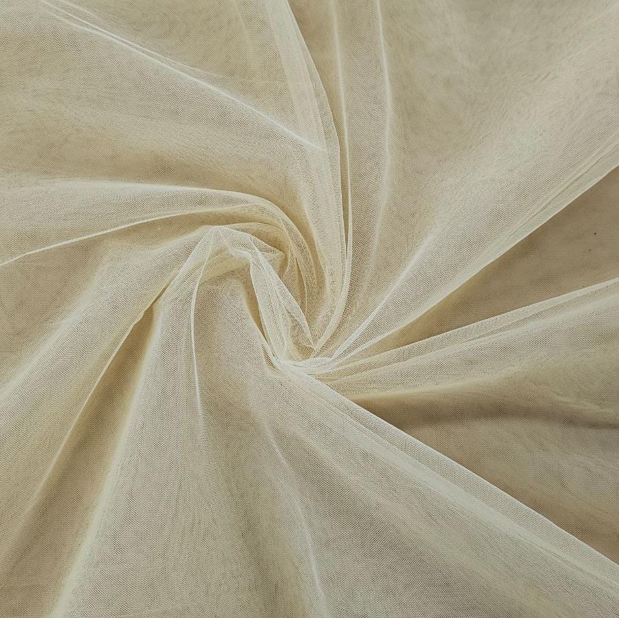 TULLE Dress Fabrics Gold 300cm Nylon Tulle Fabric 300 cm (4758862987353)
