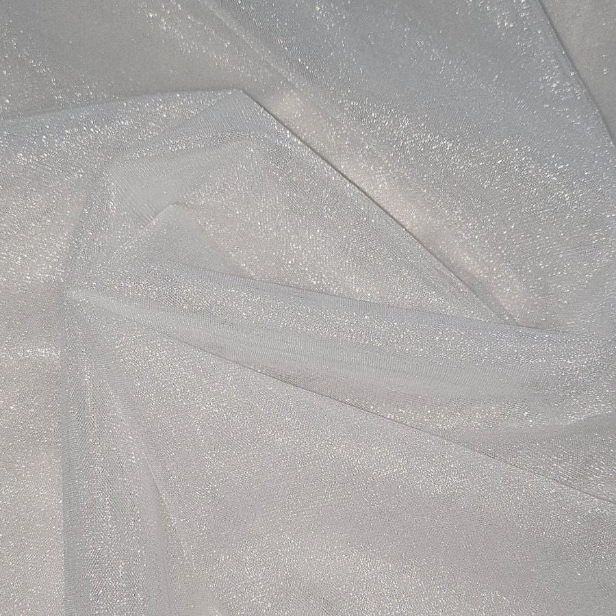 TULLE Dress Fabrics Ivory Sparkle Nylon Tulle 3m (7809126563929)
