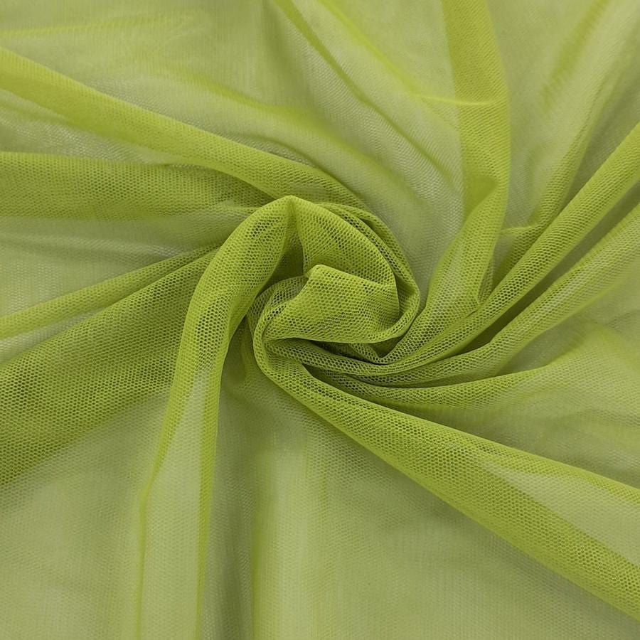 TULLE Dress Fabrics Lime Soft Tulle Fabric 150 cm (6561918976089)