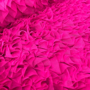TULLE Dress Fabrics Ruffled Tulle Fabric 140cm (7287417372761)