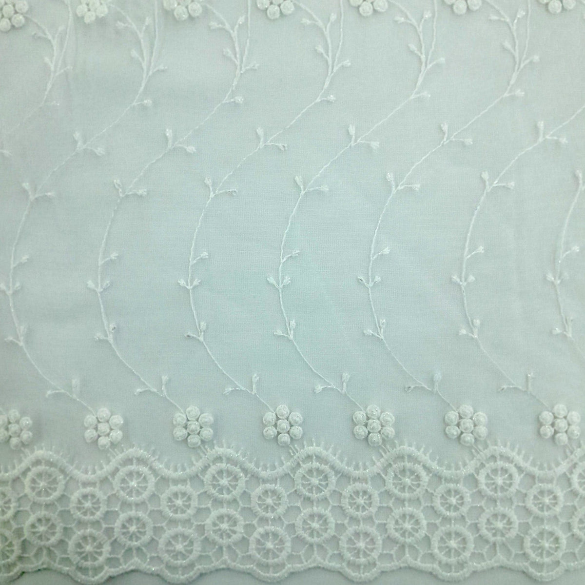 Turktex Curtain Fabrics Fabric Embroided Tulle Lace 280 cm