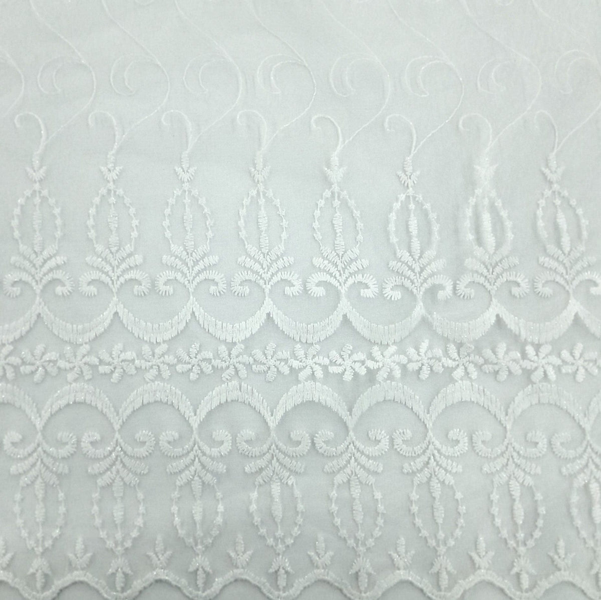 Turktex Lace & Voile Fabrics Fabric Embroided Tulle Lace 280 cm