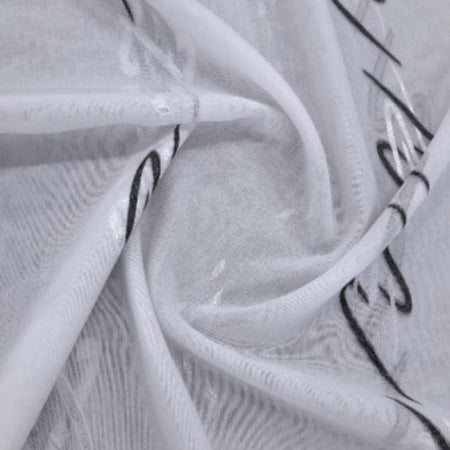 Turktextiles SHEER VOILE Linen Voile Chains Collection 280 cm