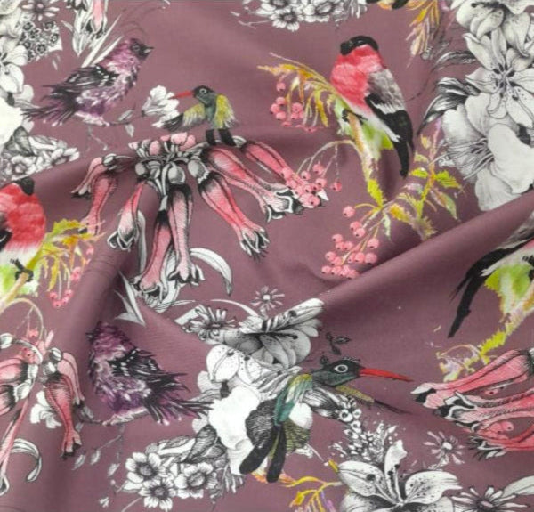 Turktextiles Upholstery Fabric Printed Velvet Suede DG 2049 V01 140 cm