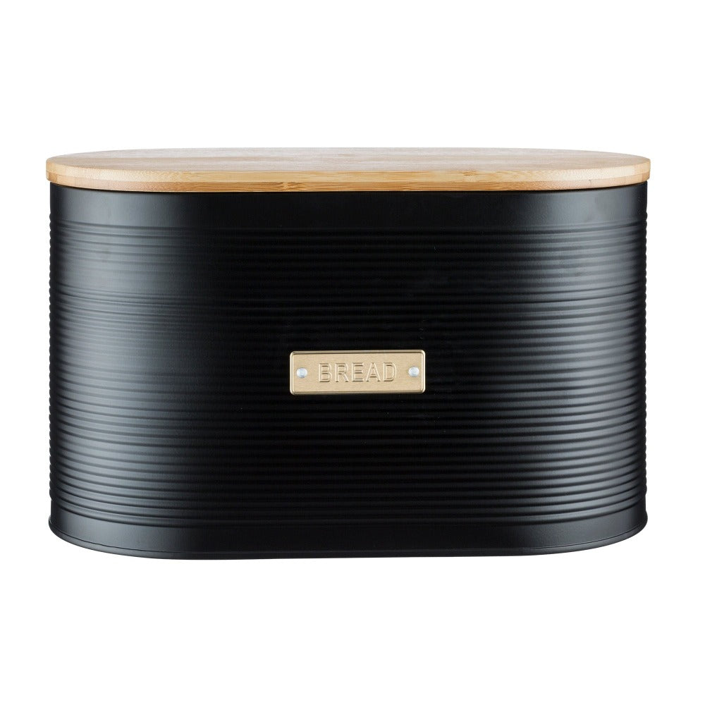 Typhoon CANISTER Typhoon Otto Black Bread Bin TY1401151 (7400780628057)