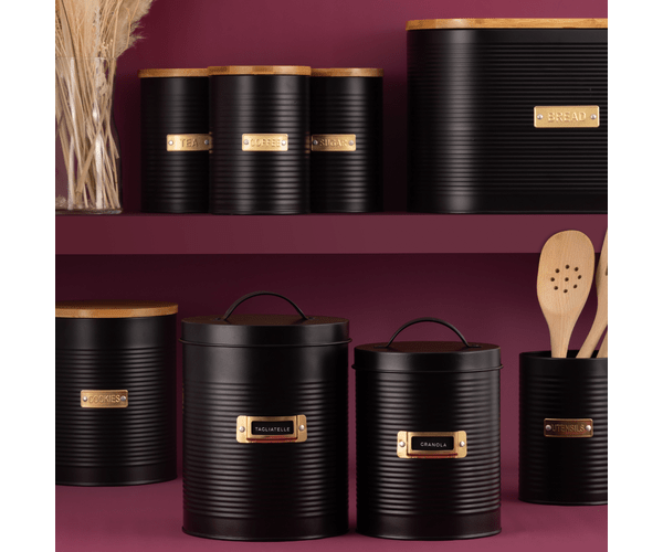 Typhoon CANISTER Typhoon Otto Black Cookie Canister TY1401171 (7400781152345)