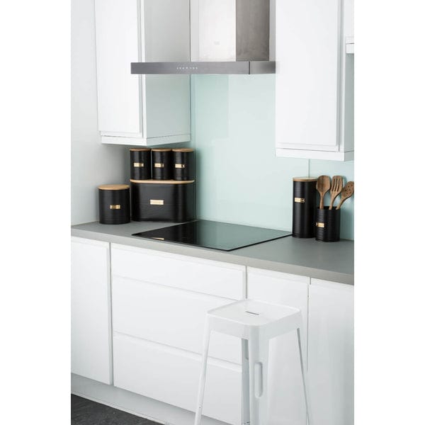 Typhoon CANISTER Typhoon Otto Black Living 6 Piece Kitchen Storage Set (7401225715801)