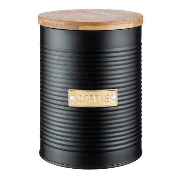 Typhoon CANISTER Typhoon Otto Black Living 6 Piece Kitchen Storage Set (7401225715801)
