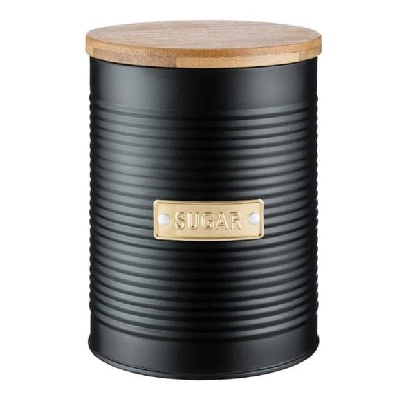 Typhoon CANISTER Typhoon Otto Black Living 6 Piece Kitchen Storage Set (7401225715801)