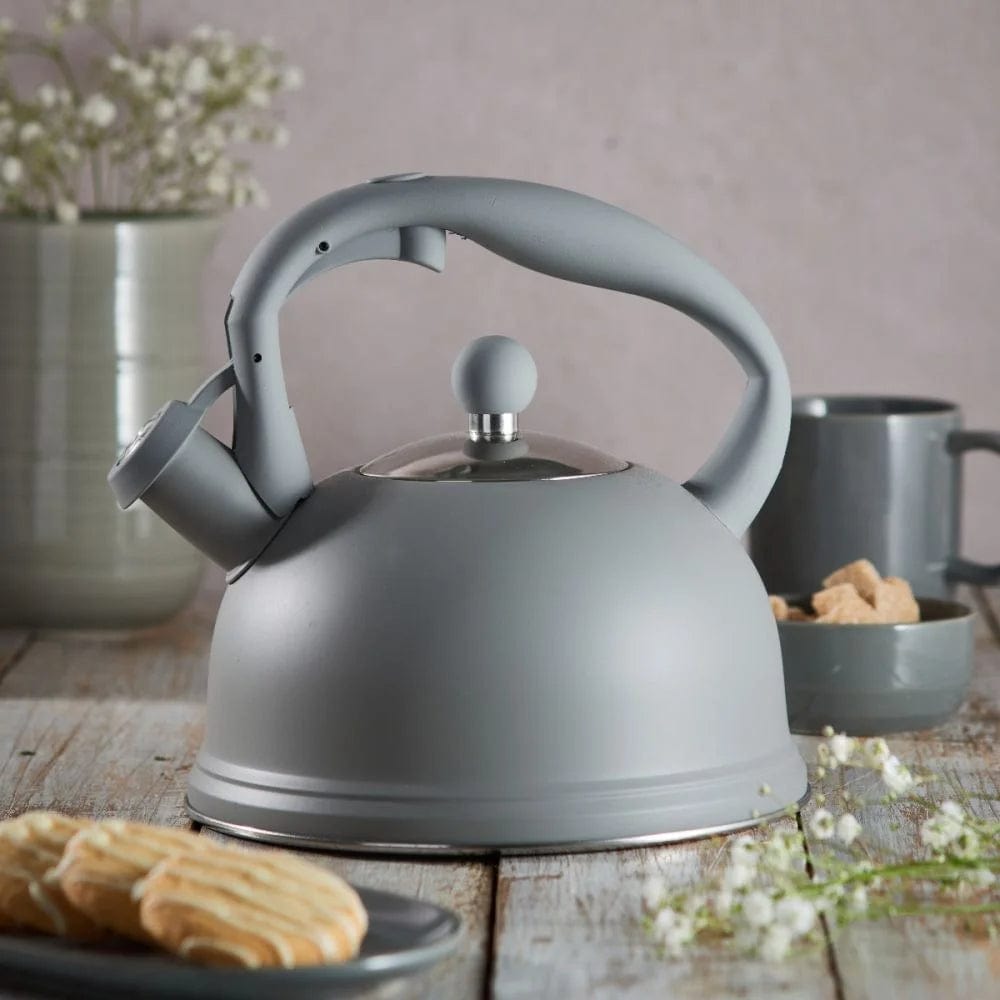 Typhoon KETTLE Typhoon Otto Whistling Kettle Grey 1.77L TY1400161 (7302738411609)