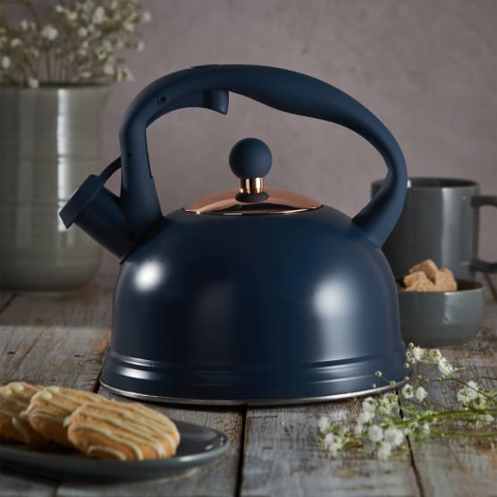 Typhoon KETTLE Typhoon Otto Whistling Kettle Navy 1.77L TY1401174 (7302742212697)
