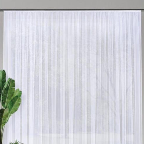 U&G FABRICS SHEER VOILE At Ease Sheer White 300 cm (7877012258905) (7772306047065)