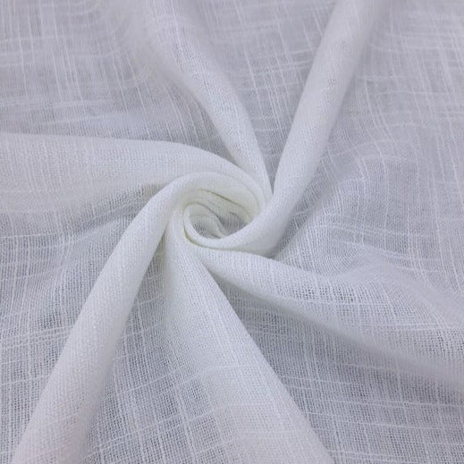 U&G FABRICS SHEER VOILE At Ease Sheer White 300 cm (7772306047065)