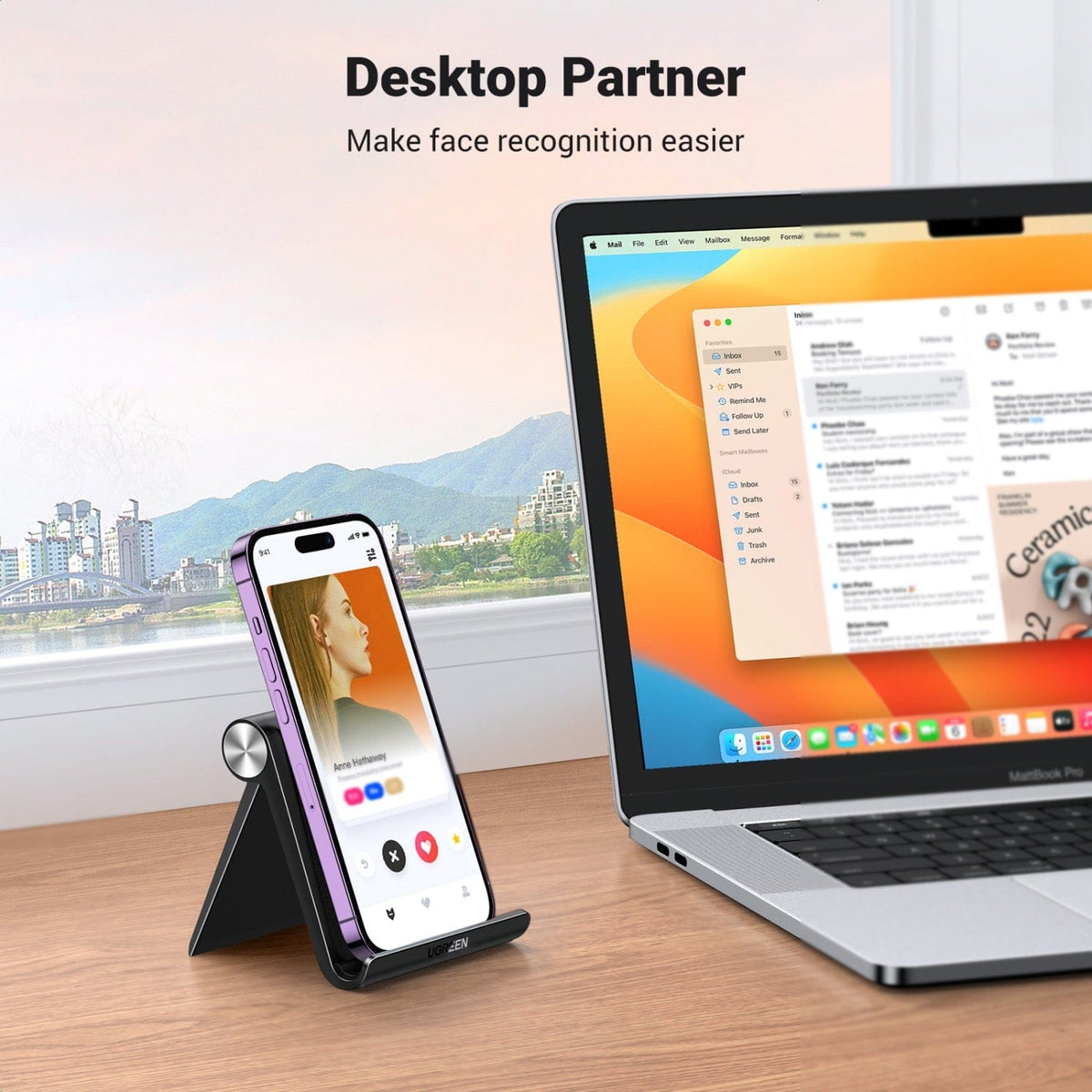 Ugreen Holder Ugreen Multi-Angle Phone Stand – Black