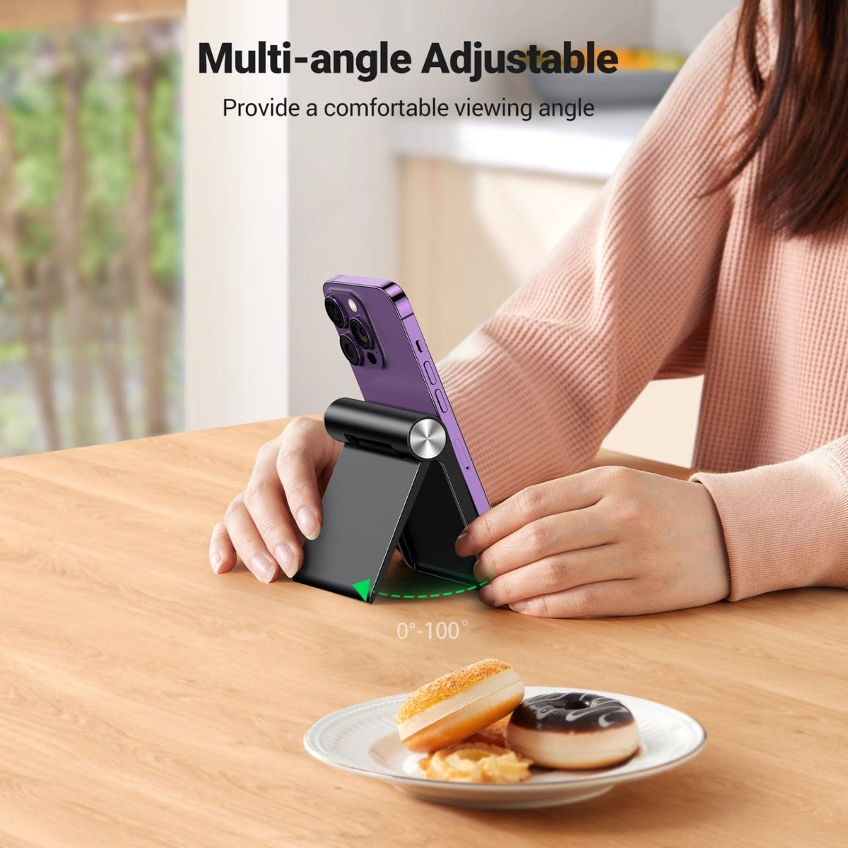 Ugreen Holder Ugreen Multi-Angle Phone Stand – Black