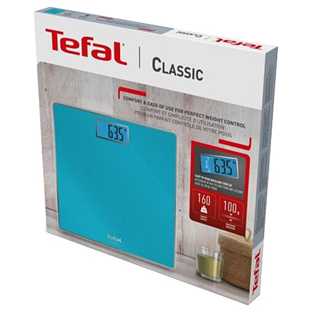 Tefal Classic Bathroom Digital Scale Turquoise PP1133V0