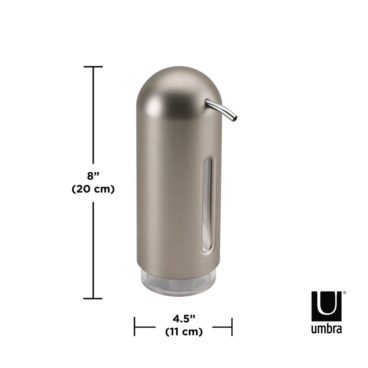 Umbra Cleaner Umbra Penguin Pump Nickel UMB330190410 (7399210516569)