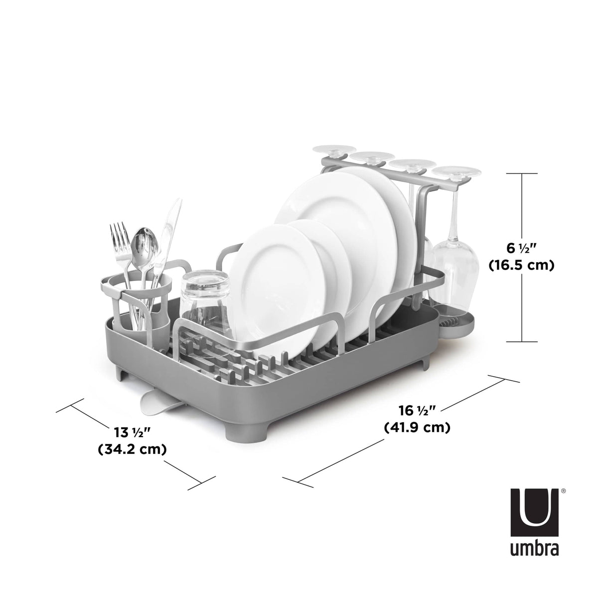 Umbra DISH RACK Umbra Holster Dish Rack Charcoal UMB1008163149 (7398864191577)