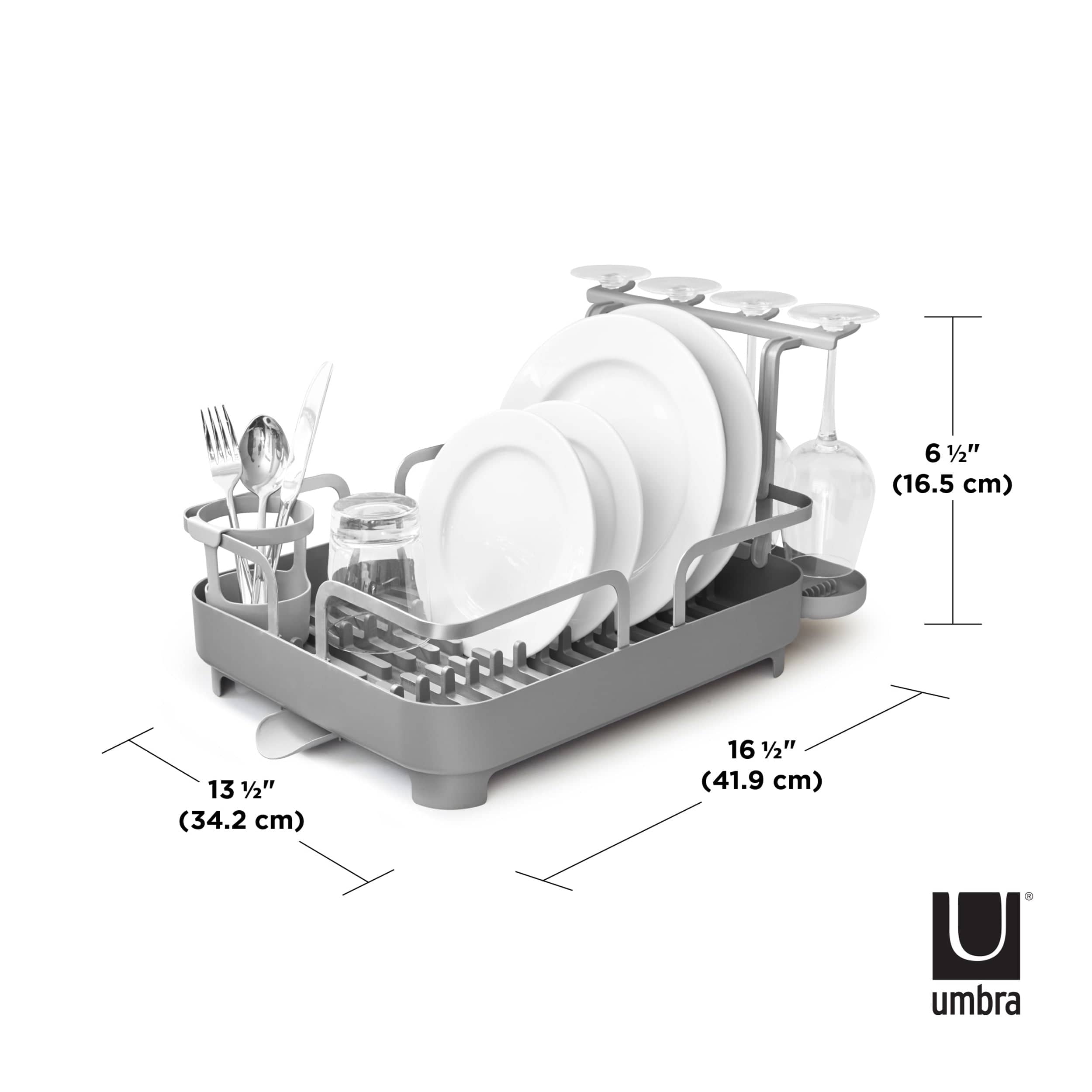 Umbra DISH RACK Umbra Holster Dish Rack Charcoal UMB1008163149 (7398864191577)