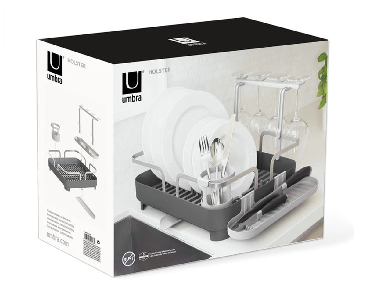 Umbra DISH RACK Umbra Holster Dish Rack White UMB1008163660 (7399189577817)