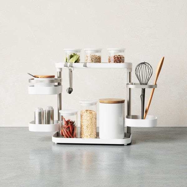 Umbra DISH RACK Umbra Holster Multi level Organiser White & Nickel UMB1017580670 (7399215956057)