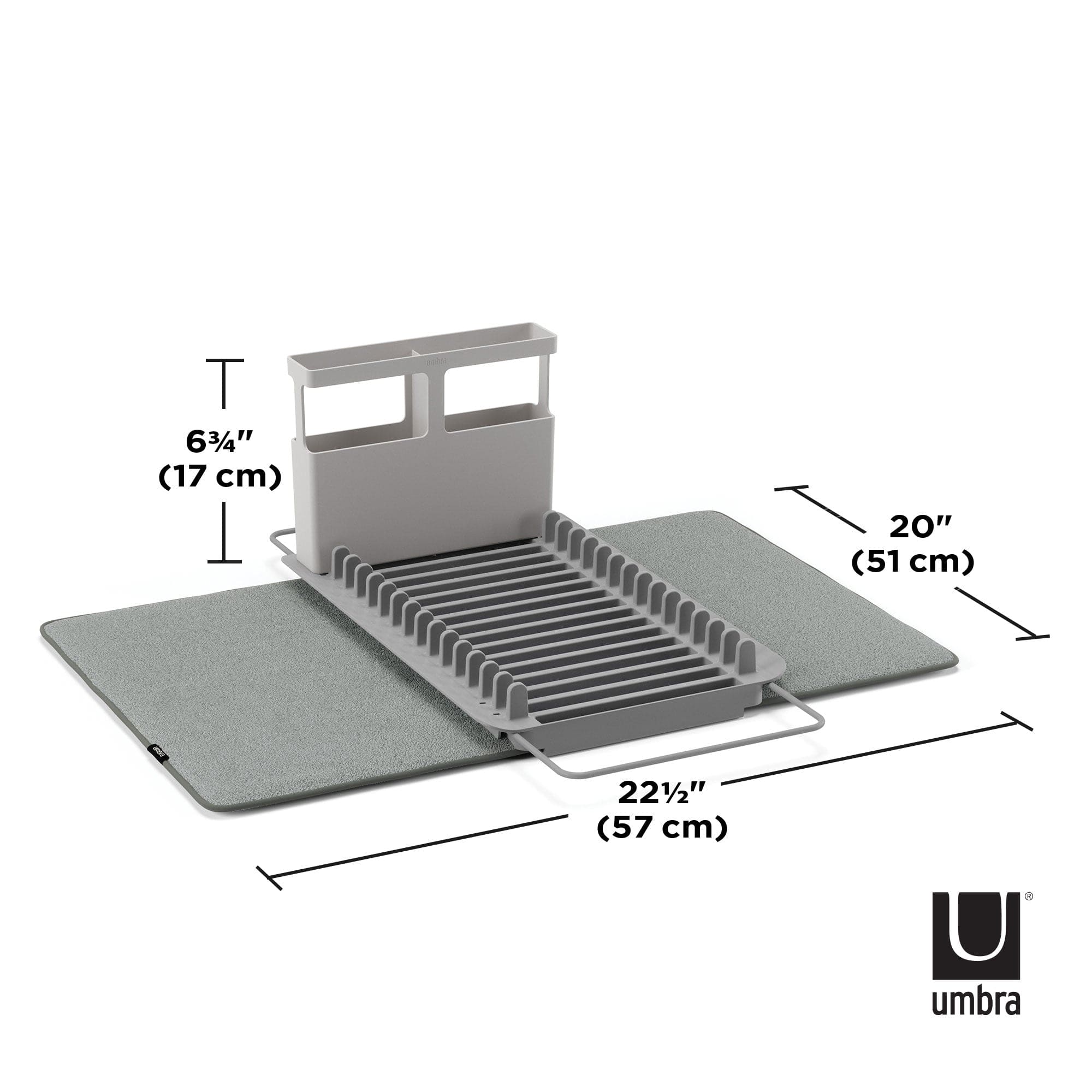 Umbra DISH RACK Umbra Udry Over The Sink Charcoal UMB1016883149 (7399199342681)