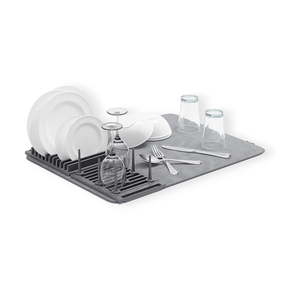 Umbra DISH RACK Umbra Udry Peg Drying Rack with Mat Charcoal UMB1018697149 (7399202488409)