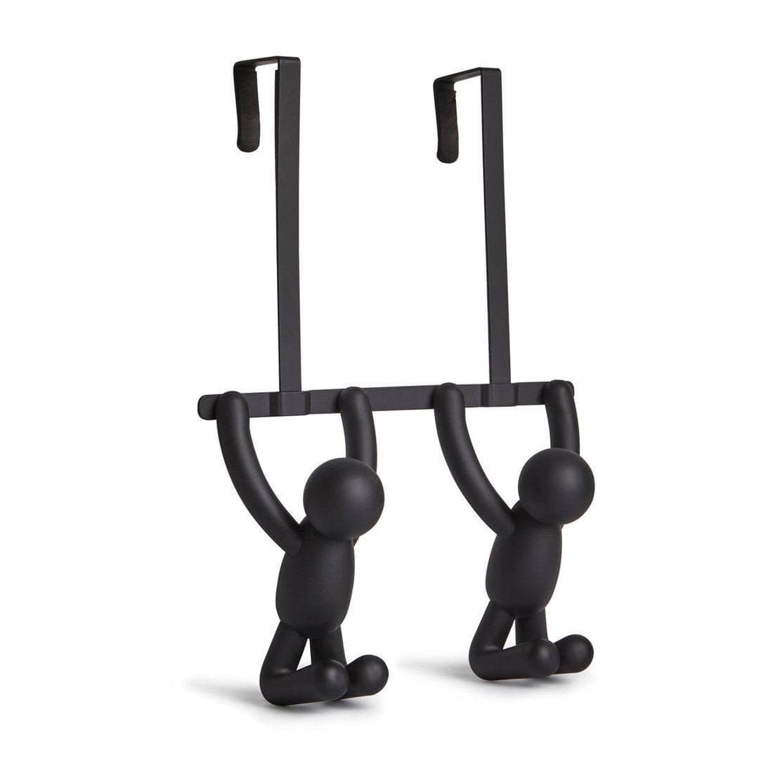 Umbra Flip Hook Umbra Buddy Hooks Double Over The Door Black UMB1004260040 (7398671679577)