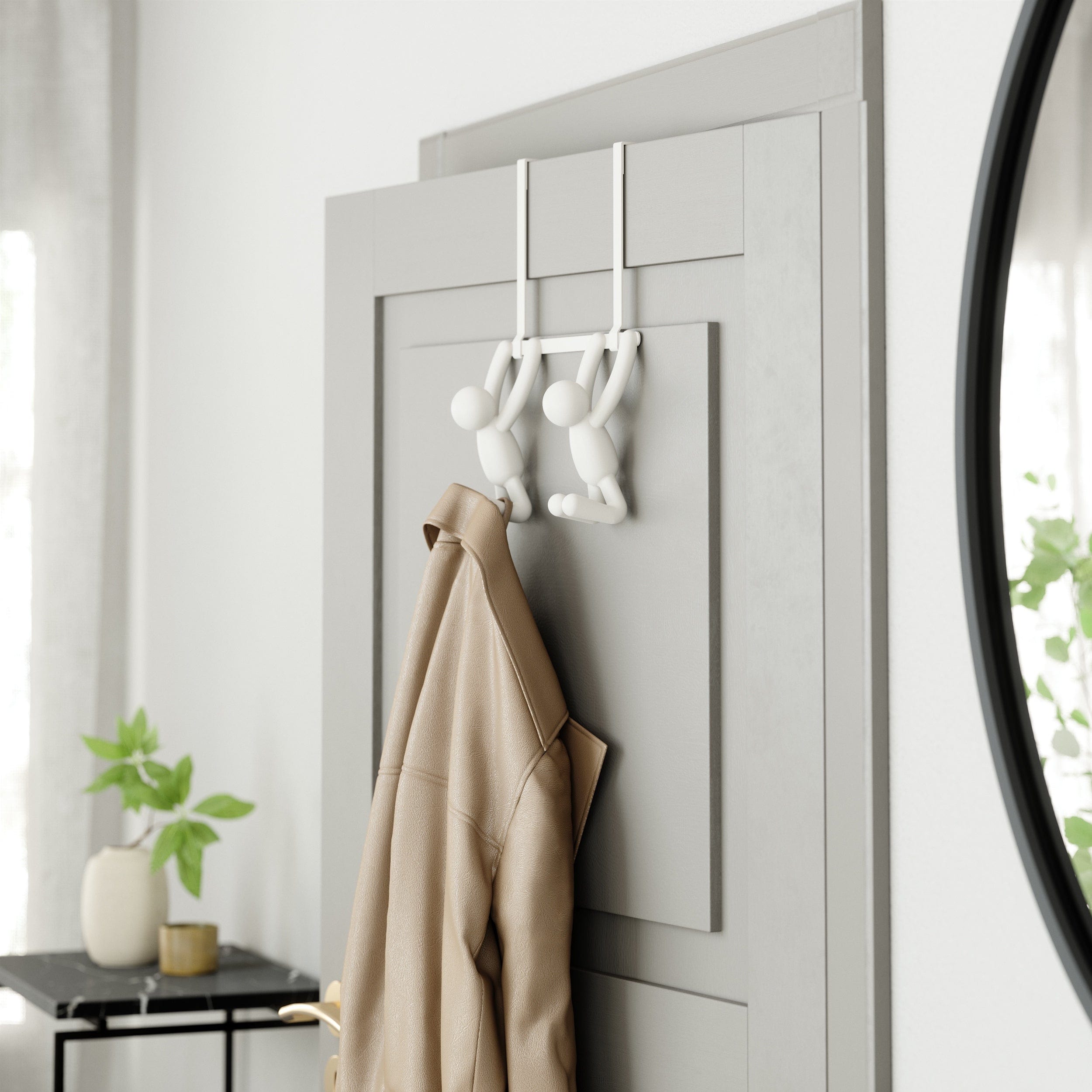 Umbra Flip Hook Umbra Buddy Hooks Double Over The Door White UMB1004260660 (7398672859225)