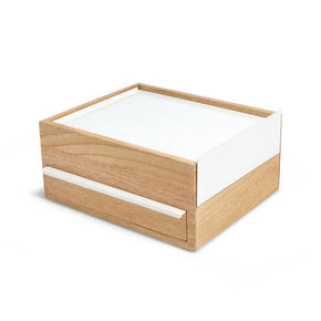 Umbra Flip Hook Umbra Stowit Jewelry Box White And Natural UMB290245668 (7398860980313)