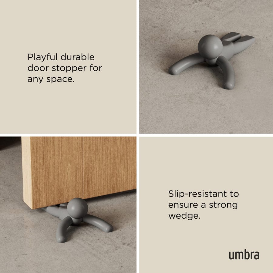 Umbra Paper Holder Umbra Buddy Doorstop Charcoal UMB1013258149 (7881166585945)