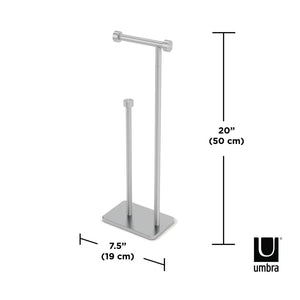 Umbra Paper Holder Umbra Cappa Toilet Paper Holder & Reserve Nickel UMB1015897410 (7881166127193)