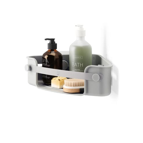 Umbra Paper Holder Umbra Flex Adhesive Corner Bin Grey UMB1021299918