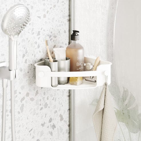 Umbra Paper Holder Umbra Flex Adhesive Corner Bin White UMB1021299660