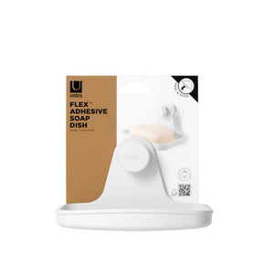 Umbra Paper Holder Umbra Flex Adhesive Soap Dish White UMB1021301660 (7881163636825)