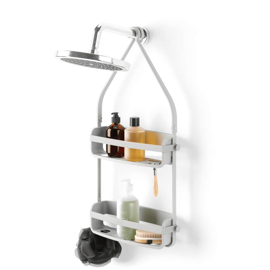 Umbra Paper Holder Umbra Flex Shower Caddy Grey UMB023460918 (7881163243609)