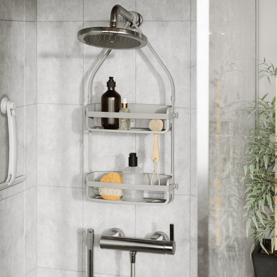Umbra Paper Holder Umbra Flex Shower Caddy Grey UMB023460918 (7881163243609)