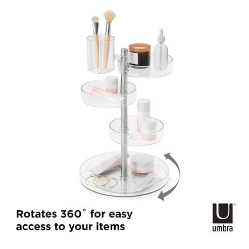 Umbra Paper Holder Umbra Pirouette Organizer Clear & Nickle UMB1015097239