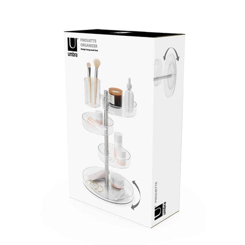 Umbra Paper Holder Umbra Pirouette Organizer Clear & Nickle UMB1015097239